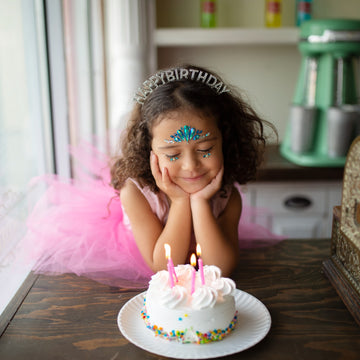 Aro de Feliz Cumpleaños Diamantes de Imitación [89069]