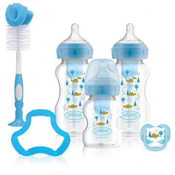 Biberón B-Ancha Options+ Set Regalo Azul 6 Piezas [WB03602-ESX]