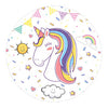 Platos Piñatería Unicornio 7" [CA-UNI-P7]