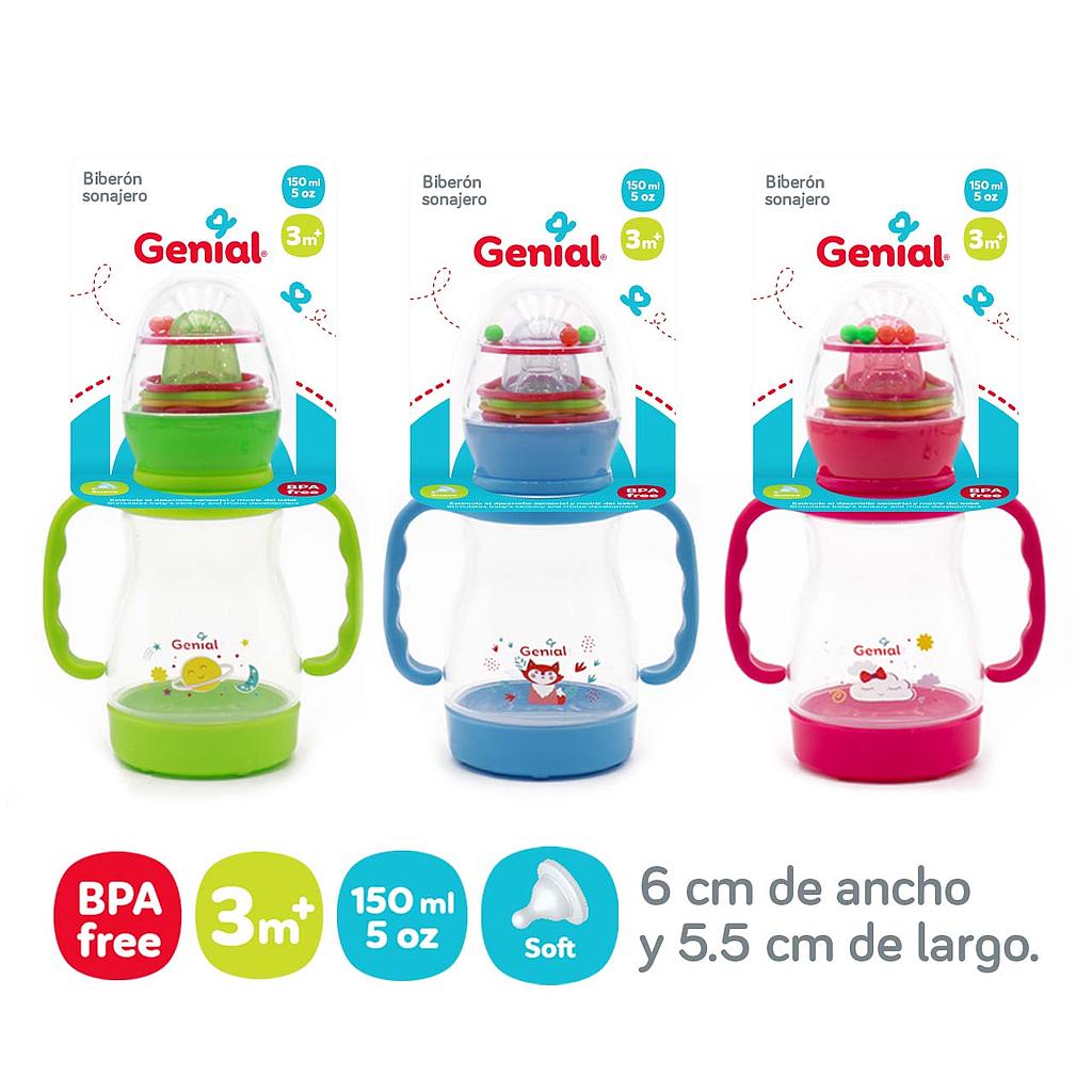 Biberón Sonajero 5 oz [GN-B47536]