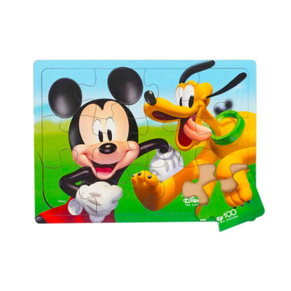 Rompecabezas Horizontal 12 Piezas con Base de Mickey [COD001073]