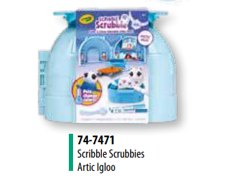 Juego de Igloo Ártico Scribble Scrubbie Mascotas [747471]