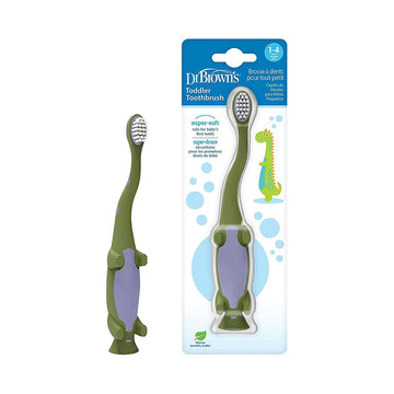 Cepillo de Dientes Dinosaurio Verde 1 Pieza [HG088]