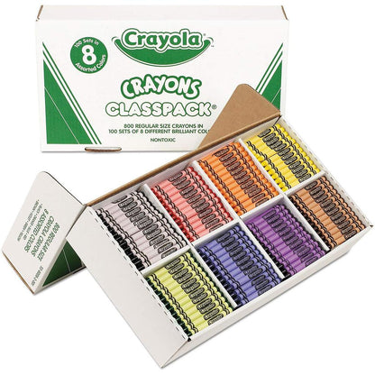 Crayones Regular Color x8 800 Piezas [528008]