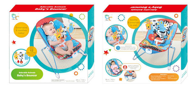 SILLA VIBRADORA SAFARI C/MUSICA