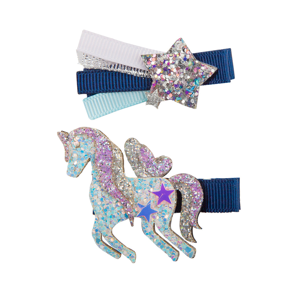 Prensapelo Boutique Azul Marino Unicorn Star [90808]