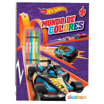 Mundo de Colorear Mattel Hot Wheels [BP-M-CC-7391]