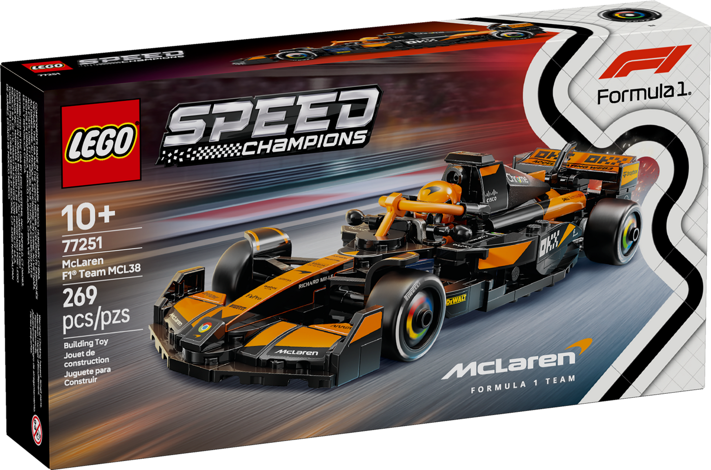 LEGO SPEED CHAMPIONS MCLAREN F1 TEAM MCL38