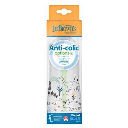 Botella de Diseño de Cuello Ancho 9 oz Dinosaurios [WB91010-INTLX]