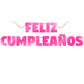 Letrero Feliz Cumpleaños Fucsia [HM-PKM-L243]