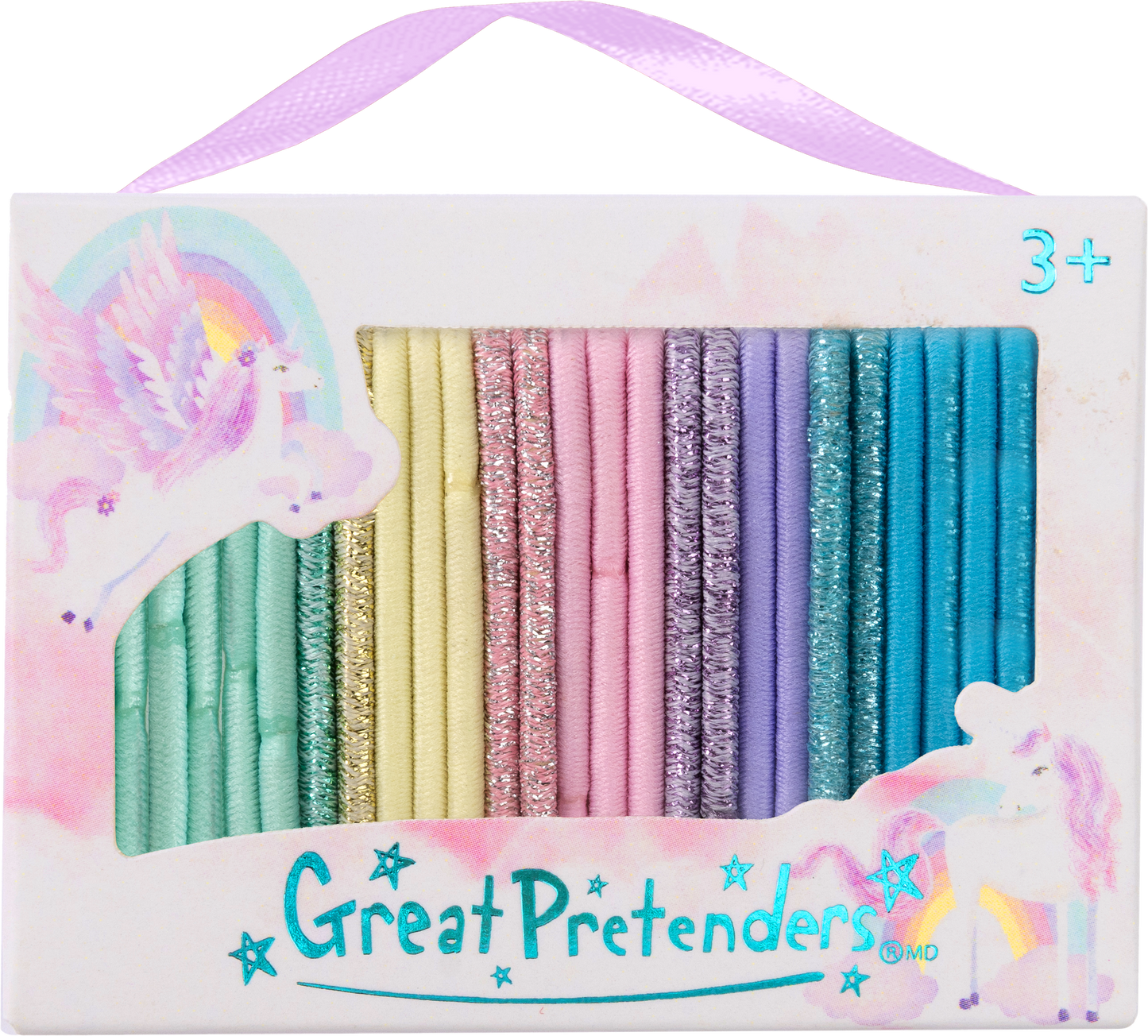 Gomas para el Cabello Sobre el Arcoíris 25 Piezas [88777]