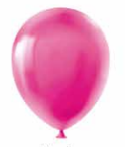 Globos Fucsia 12" 15 Piezas [CA-G15-FUCS]