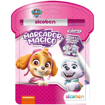 Libro de Colorear con Marcador Mágico Paw Patrol Pink [NV-N-MP-0296]