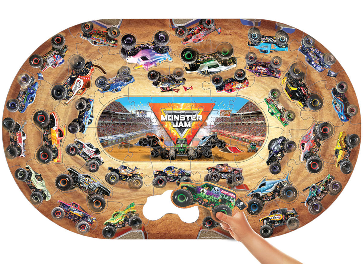 ROMPECABEZAS DE PISO GIGANTE MONSTER JAM 74 PZ