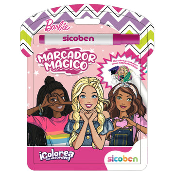 Libro de Colorear con Marcador Mágico Barbie [NV-M-MP-8211]