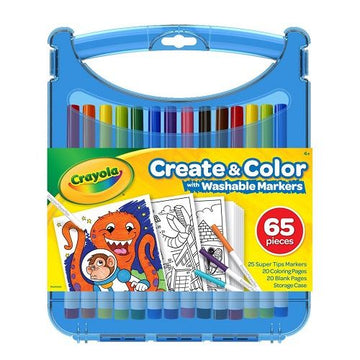 Kit de Marcadores Lavables 65 Piezas [40377]