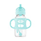 Botella B-Ancha con Pajilla + Asas Verde 9 oz [WB91013]