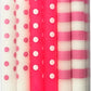 Velas Rosado y Blanco 12 Piezas [HM-PINK-VLD]