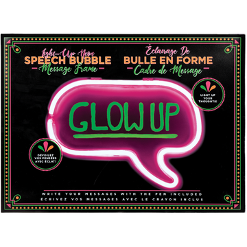 Marco de Luz Neón con Mensaje de Burbuja [865-096]