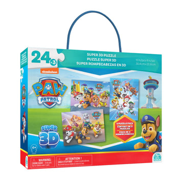 Paw Patrol Set de 3 Super Rompecabezas en 3D [6066807]