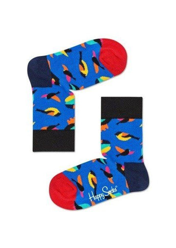 CALCETINES AZUL CON AVES