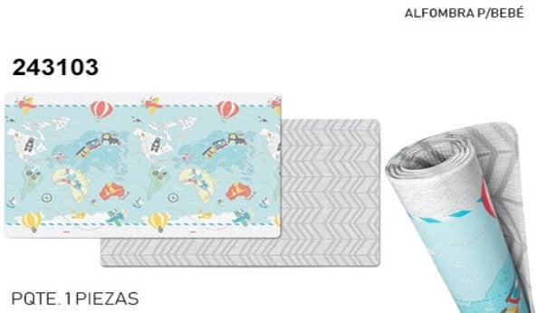 Alfombra Reversible Pequeños Viajes [243103]