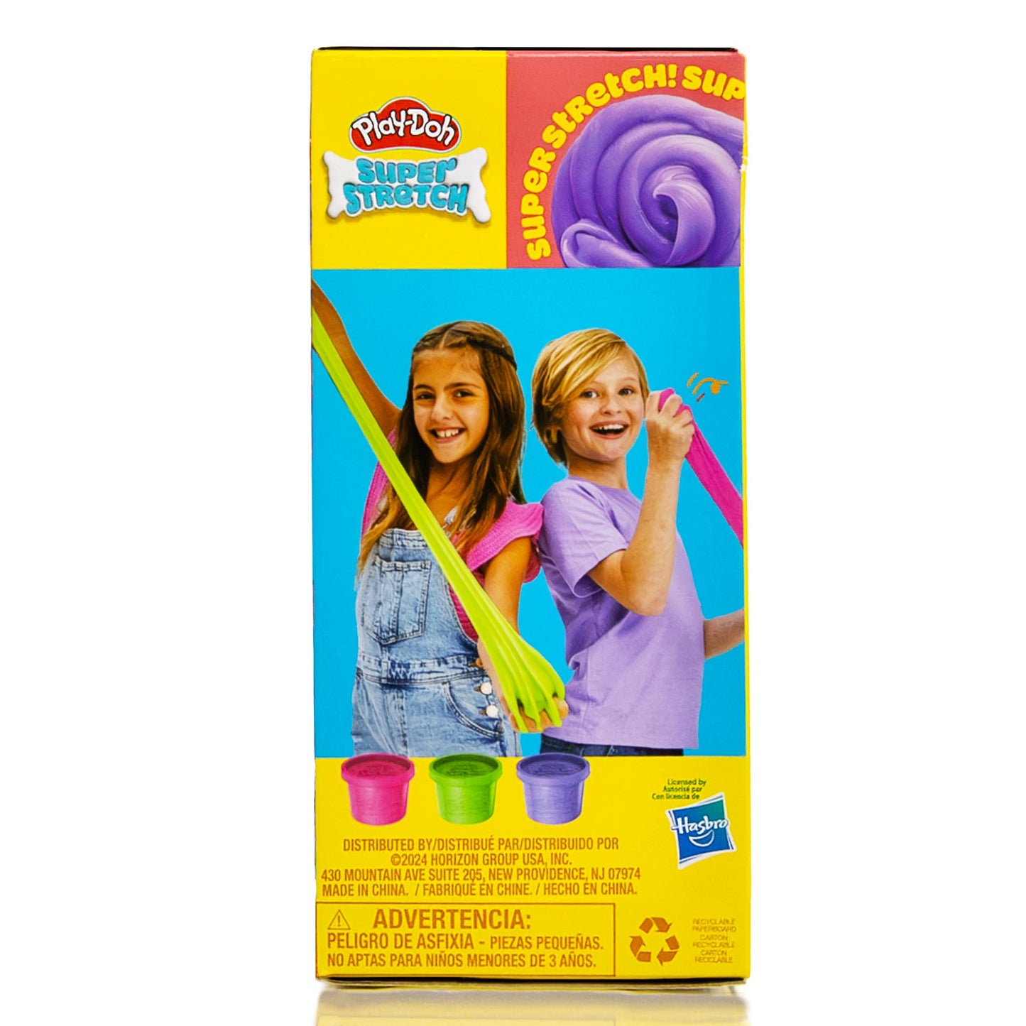 PLAY DOH PAQUETE DE 3 PIEZAS SUPER STRETCH