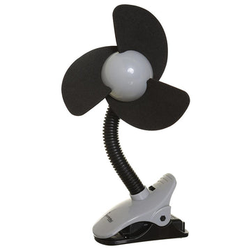 Abanico de Clip Ezy Fit Negro/Gris [L2278]