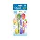 Cucharas Suaves Colores Surtidos 4 Piezas [TF009-P3]