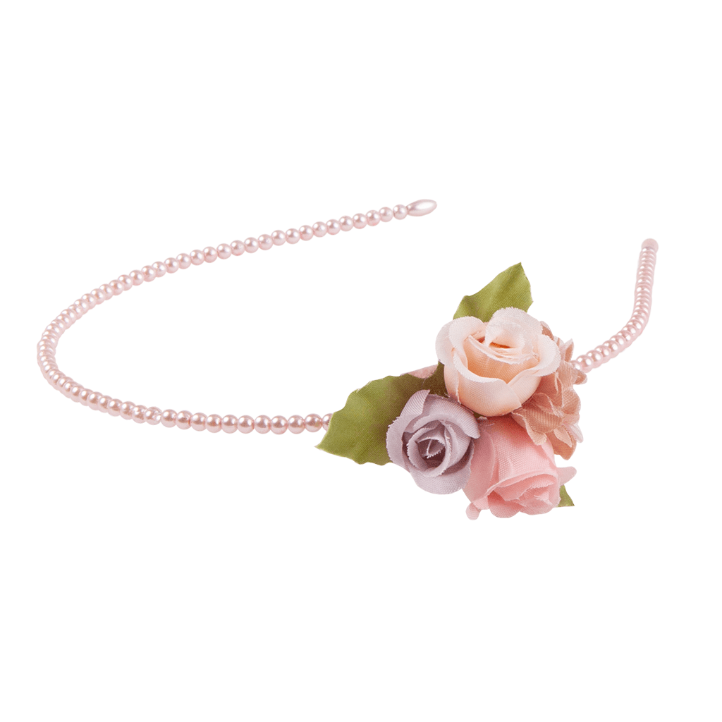 Aro con Perla y Flores [91204]