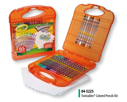 Kit de Lápices de Colores Twistables 65 Piezas [45225]