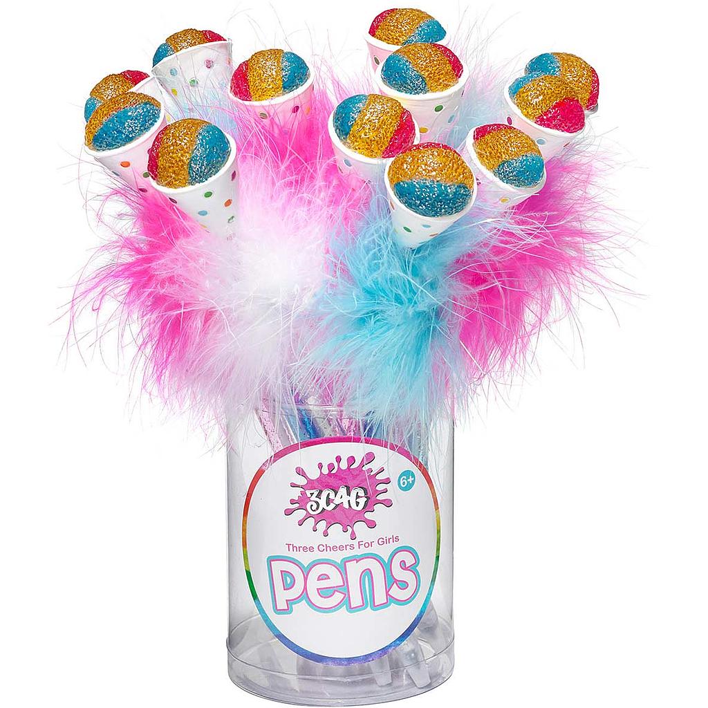 Lapicero Decorado Cono de Nieve [57224]