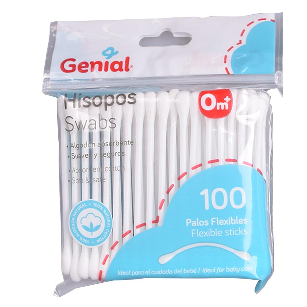Hisopos 100 Piezas [GN-CS-100]