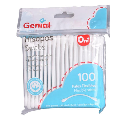 Hisopos 100 Piezas [GN-CS-100]