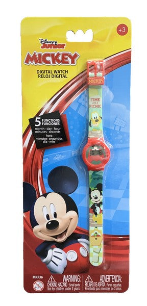 Reloj LCD Mickey 5 Funciones [MKRJ6]