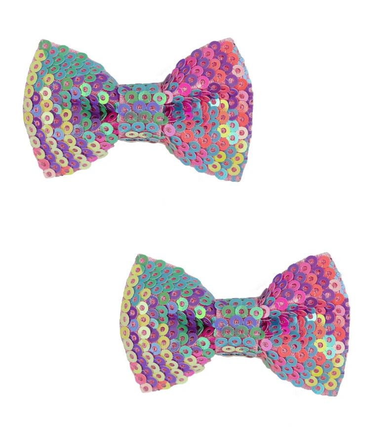 Prensapelos Lentejuelas Arcoíris 2 Piezas [88075]