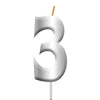 Vela Plateada Número 3 [HM-VLS-VLS3]