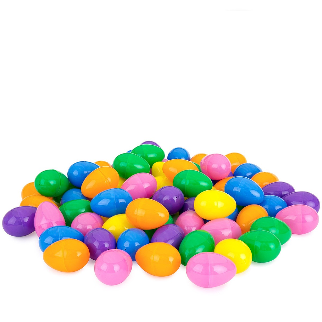 Huevos de Pascua Colores Brillantes 2" 144 Piezas [5/912]