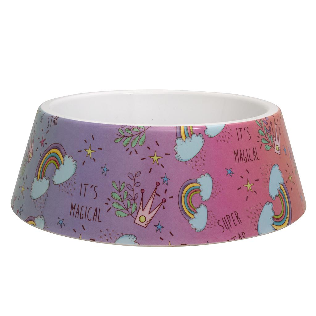 Plato para Cachorro Pikkys Arcoíris Mediano [162801-M]