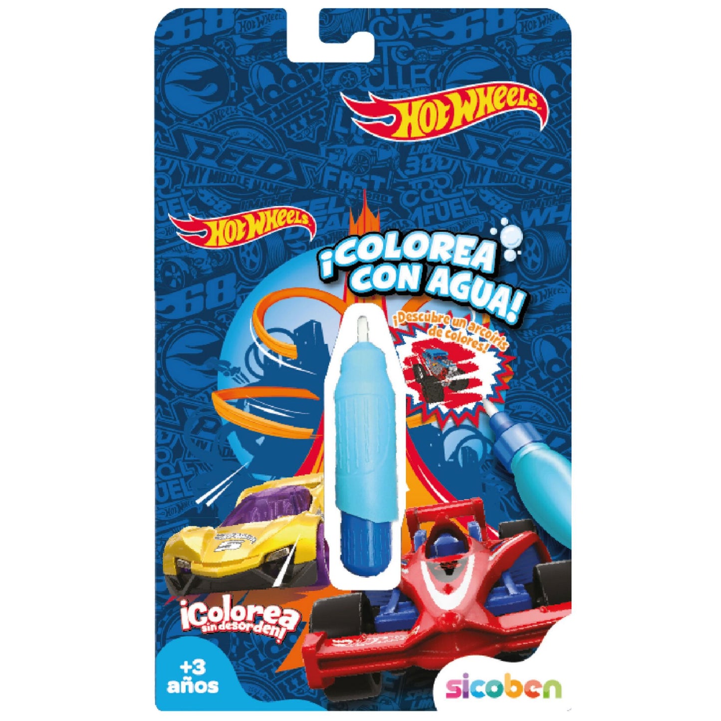 Colorear con Agua Hot Wheels [NV-M-AQ-7214]