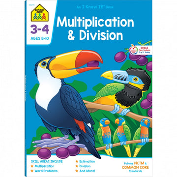 Libro de Trabajo Multiplicación y División Grado 3-4 [02215]