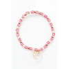 Brazalete Corazón Rosado [90009]
