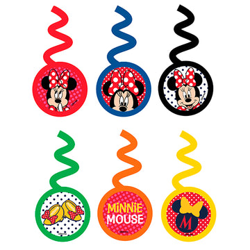 Remolino Minnie Mouse 6 Piezas [DPG-MI3-RE312]
