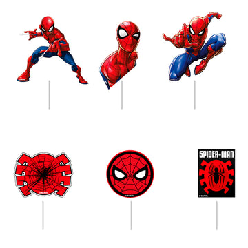 Topper Spiderman 6 Piezas [MPG-SP2-T013]