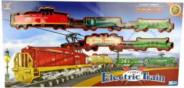 Juego pista de tren c/accesorios