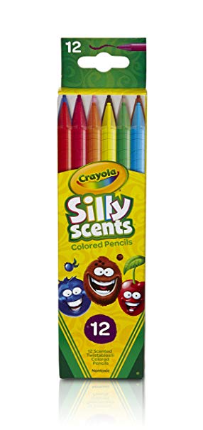 Lápices de Colores Silly Scents Twist 12 Piezas [687402]