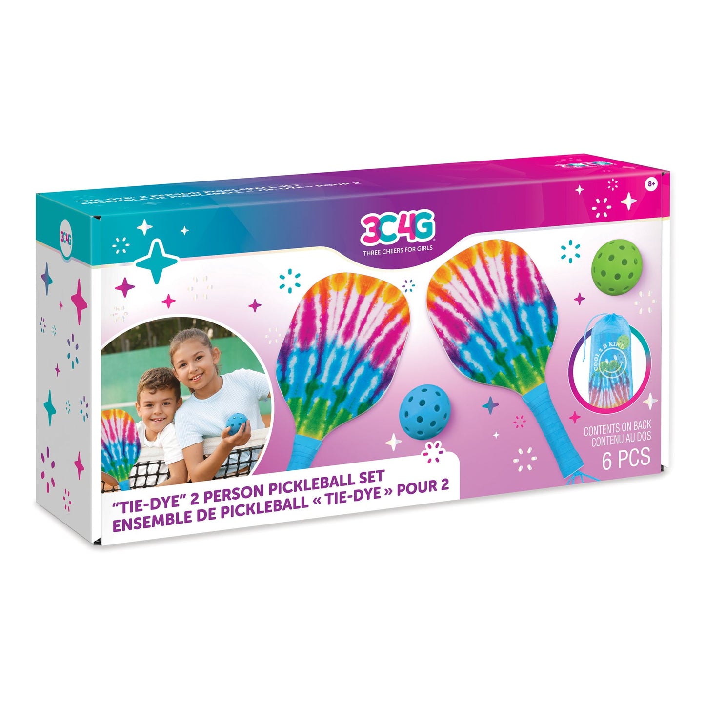 Set de Pickleball Tie-Dye [21016]