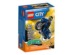 Set LEGO Bicicleta de Acrobacias de Turismo, ideal para juegos de acción y construcción creativa. Recomendado para edades de 5+.