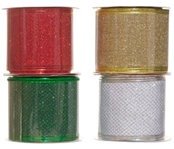 Cinta navideña 6cmx10yds