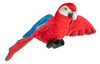 PELUCHE GUACAMAYA ROJA VOLADORA DE LA SELVA TROPICAL
